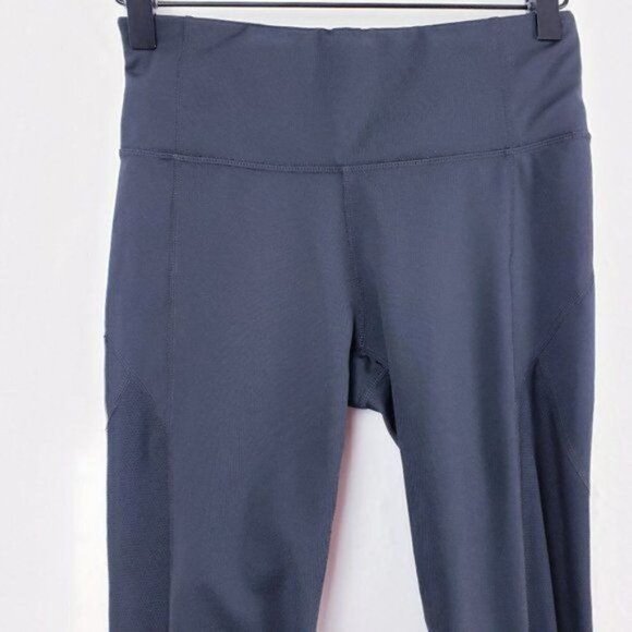 Athleta Black Leggings‎ Mesh Crop Running Tights Gym Fitness Yoga Workout XS - Picture 9 of 12